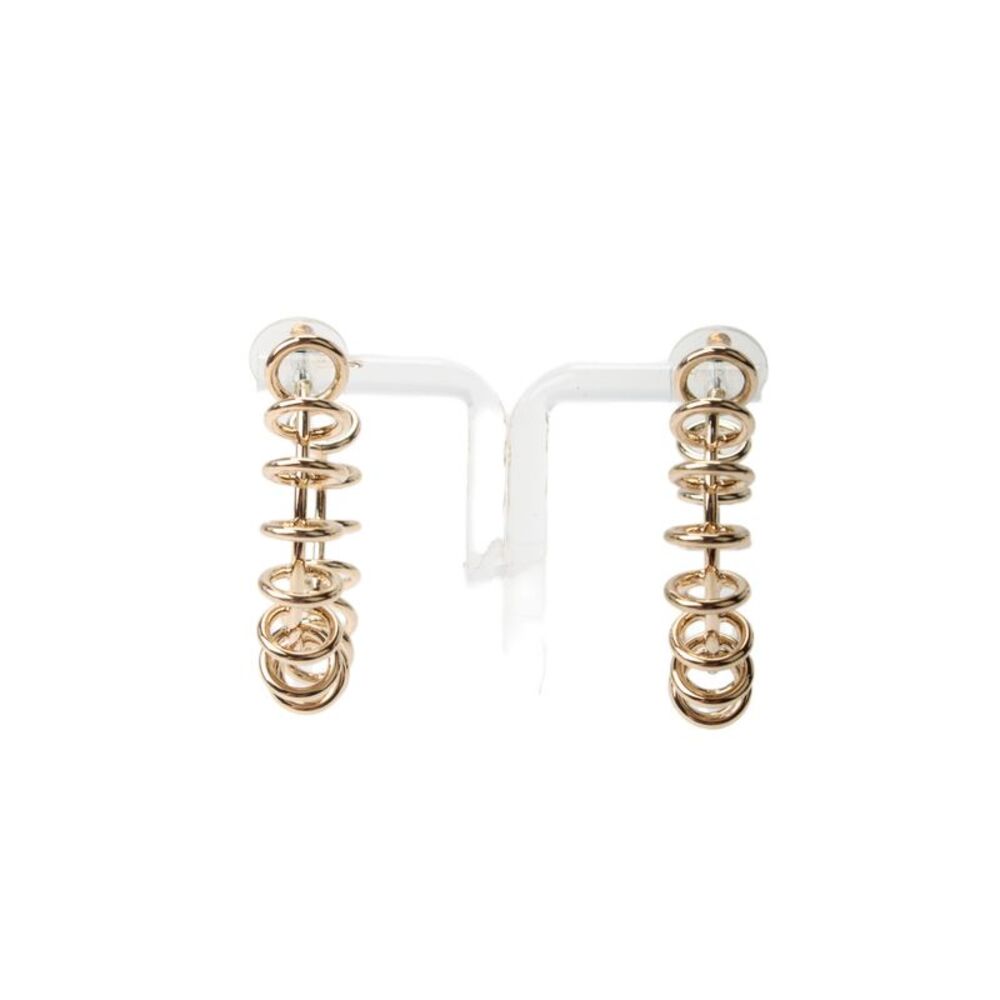 Dannijo Womens Gold Tone Sargent Hoop Earrings